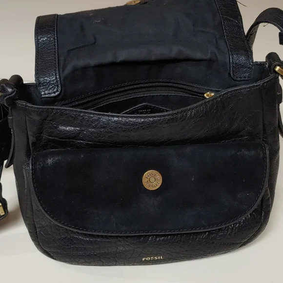 Fossil Genuine Leather Crossbody Bag - Picture 14 of 17